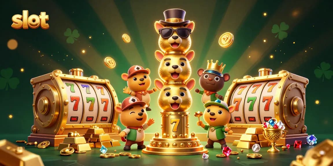 Spin the slot reels with dynamic energy and treasure, featuring vibrant 3D characters and jackpots.
