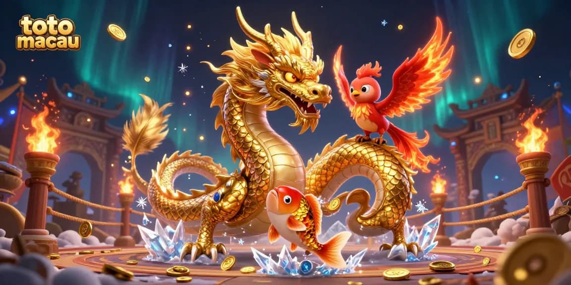 Maksimalkan peluang Anda di toto macau dengan ilustrasi kasino yang megah dan penuh warna.