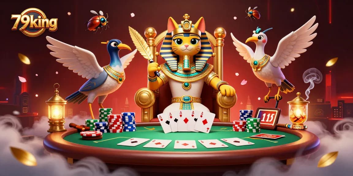 Experience dynamic gameplay and intricate designs with 79king in this vibrant casino scene.