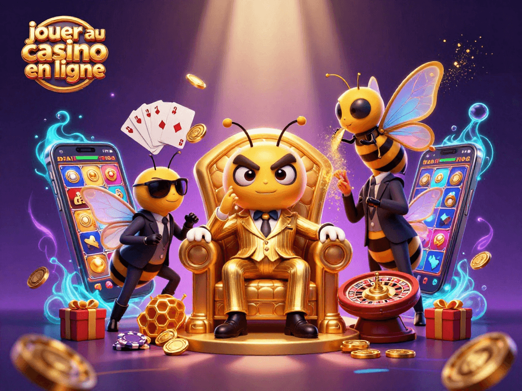 Jouer au casino en ligne avec des personnages animés dans un royaume de miel, jeux colorés