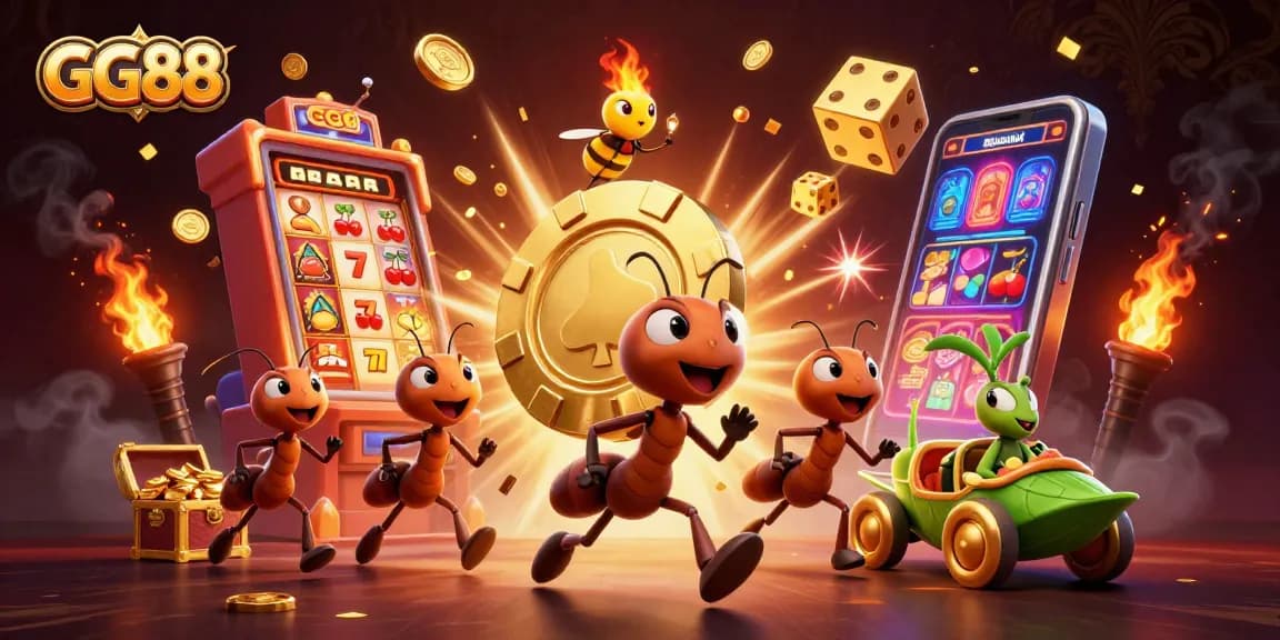Experience massive wins at GG88 with an adventure-packed heist amidst thrilling casino elements.