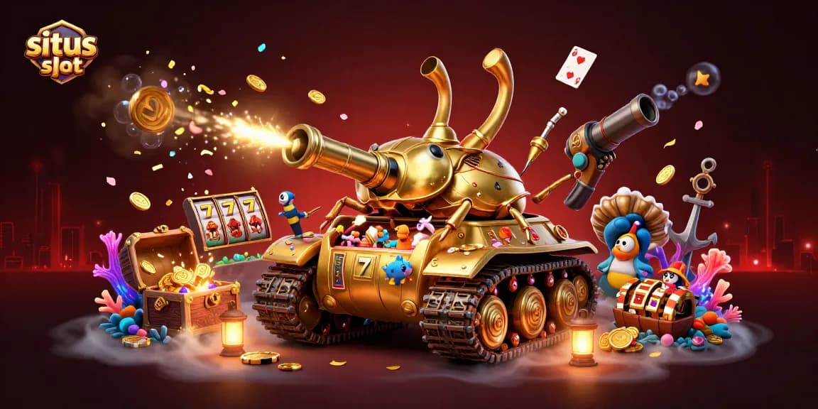 Mainkan situs slot dengan pengalaman permainan kasino mini di kendaraan unik dan berwarna-warni.