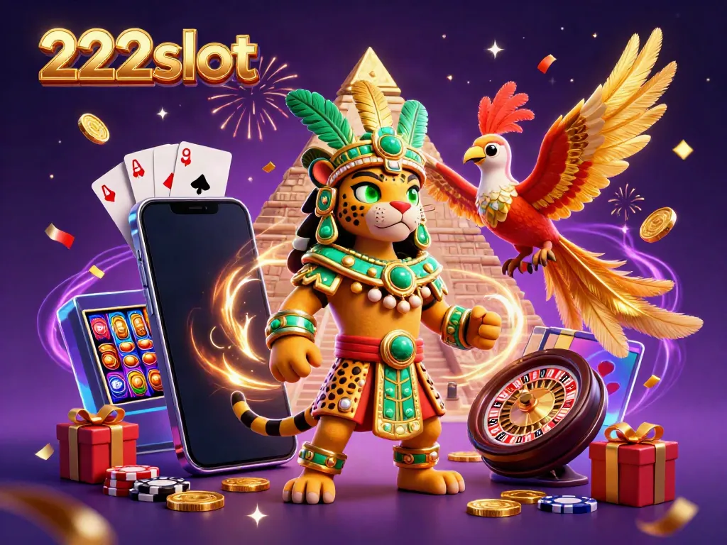 Menangkan hadiah besar di 222slot dengan terlihatnya pemandangan berwarna-warni dan karakter ikonik.