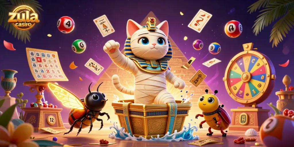 Engage with top casinos like Zula Casino featuring vibrant gaming elements and characters.