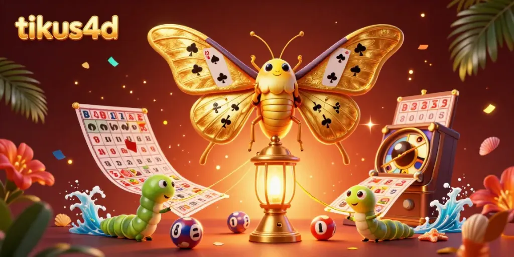 Experience the thrill of tikus4d lottery with dynamic characters and interactive elements in this vibrant illustration.