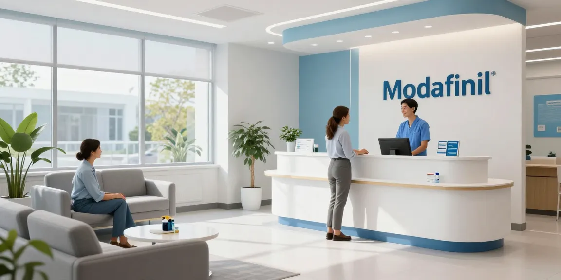 Buy Modafinil UK in a professional healthcare clinic environment showcasing quality patient care.