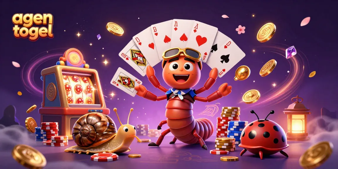 Engage with agen togel in an exciting lottery scene featuring a cartoon dealer and high-roller snail.