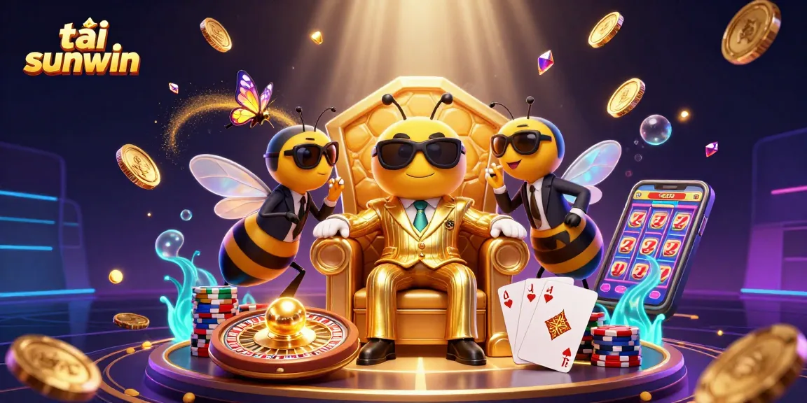 Engage in thrilling play while tải sunwin unfolds in this vibrant 3D casino scene.