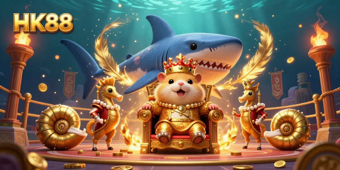 Experience HK88's immersive sports betting world with regal gaming characters and rich details.