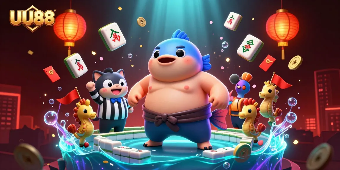 Engage with exciting gaming adventures at UU88 featuring a vibrant underwater casino scene.