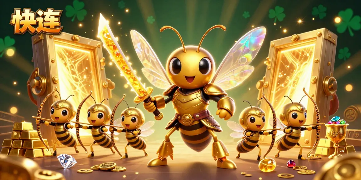 Engage in thrilling casino adventures with 快连, featuring vibrant 3D characters and dazzling treasure elements.