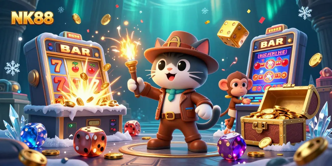 Navigating NK88's vibrant casino world reveals golden treasures and thrilling slots action.