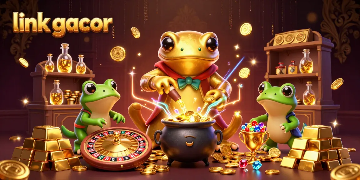 Experience thrilling gaming with link gacor in this vivid casino illustration show.