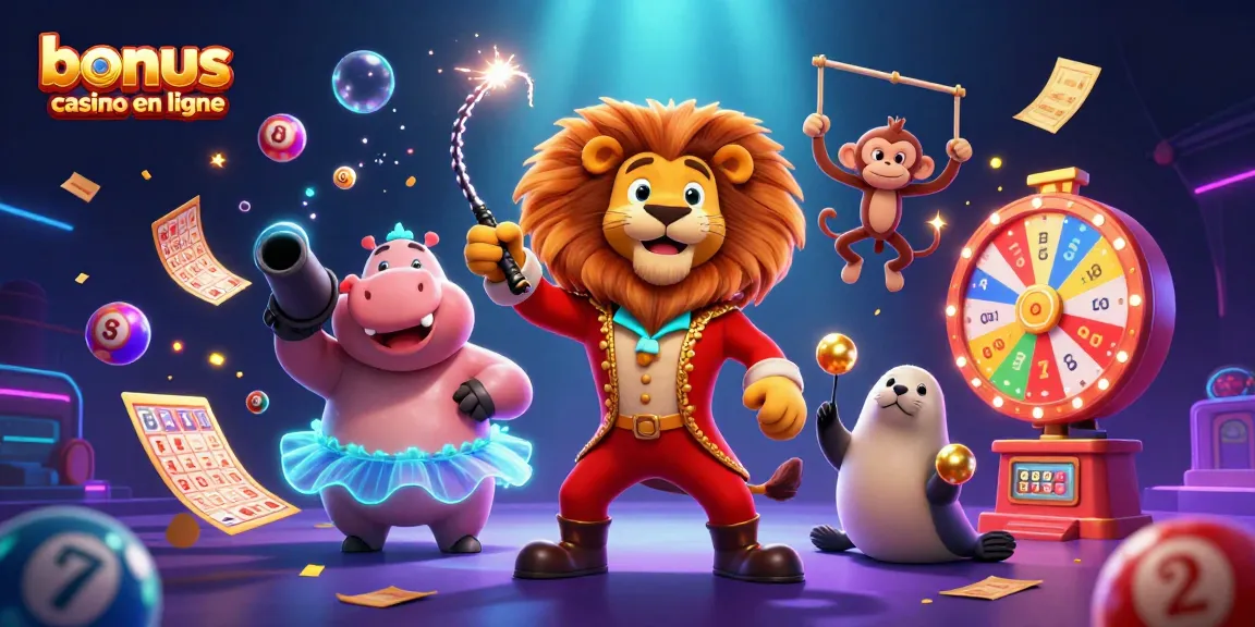 Profitez des bonus de casino en ligne avec des personnages amusants et des jeux palpitants.