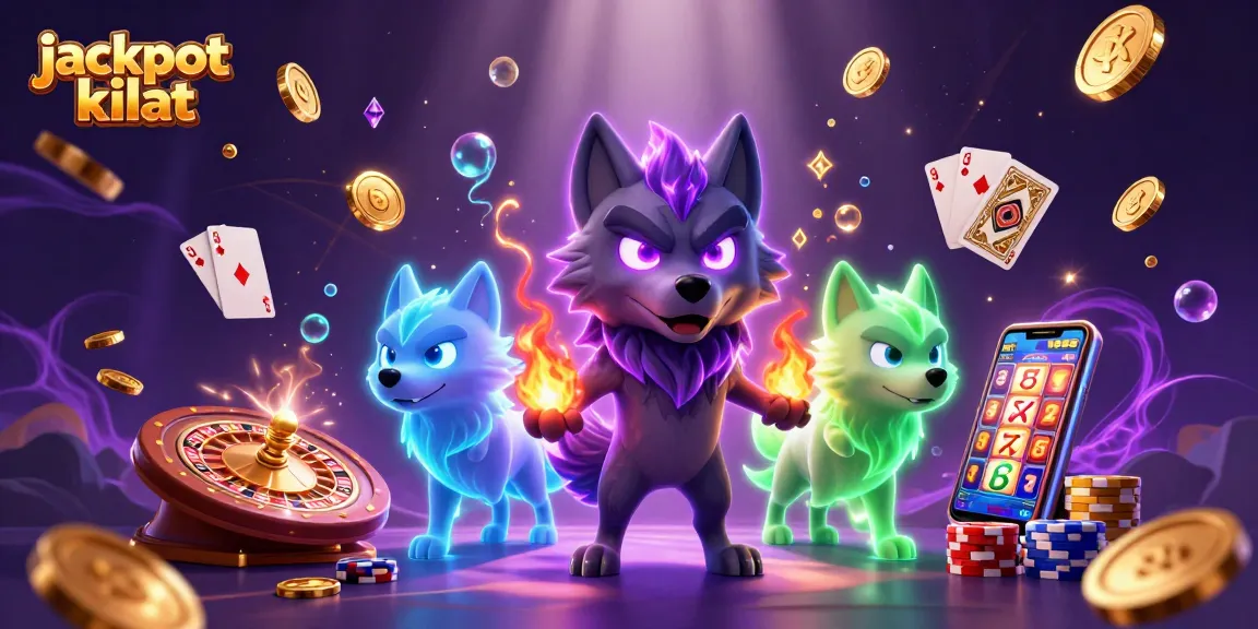 Experience thrilling gameplay with jackpot kilat featuring animated characters and casino elements.