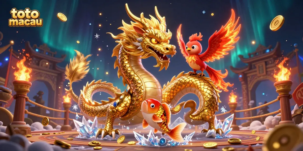 Maksimalkan peluang Anda di toto macau dengan ilustrasi kasino yang megah dan penuh warna.