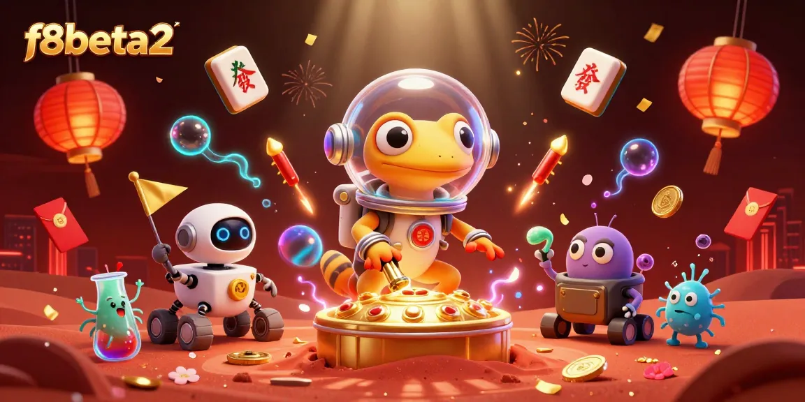 Experience the thrill of f8beta2 as the Martian gecko uncovers a golden casino on Mars.