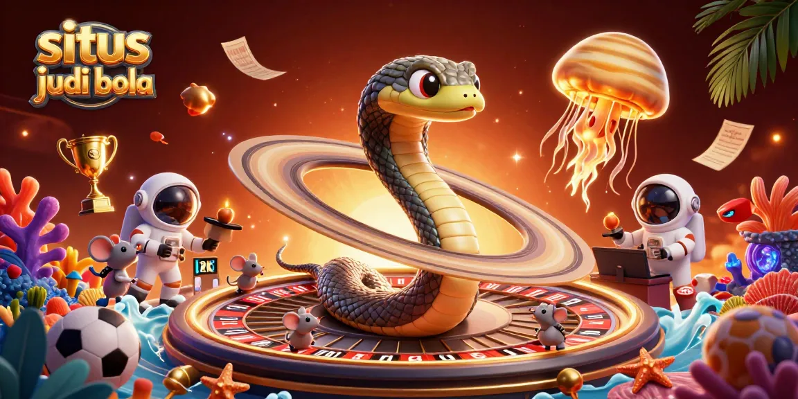 Engage in thrilling sports betting with situs judi bola as the cosmic dealer guides the winning bets.